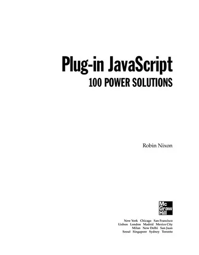 Plug-In JavaScript 100 Power Solutions