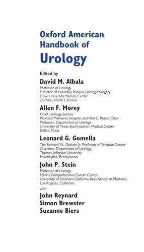 Oxford American Handbook of Urology