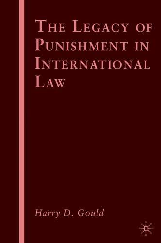 The Legacy of Punishment in International Law (2010)
