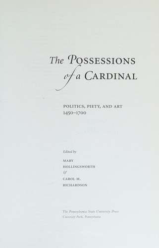 The Possessions of a Cardinal