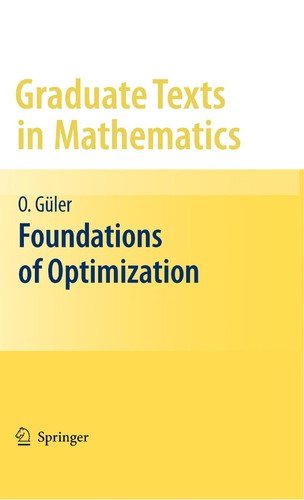 Foundations of Optimization (2010)
