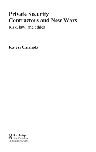 Private Security Contractors and New Wars