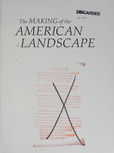 The Making of the American Landscape
