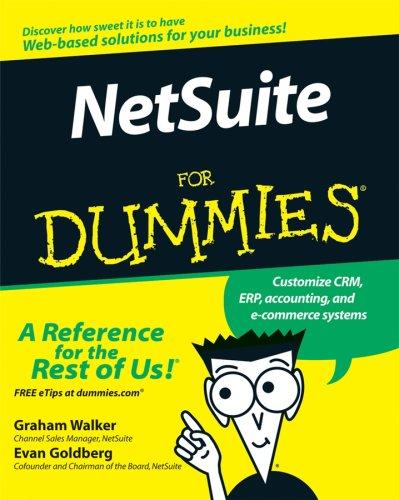 NetSuite For Dummies