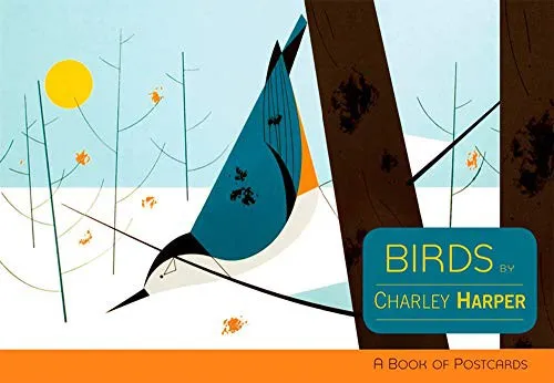 Birds by Charley Harper Book of Postcards