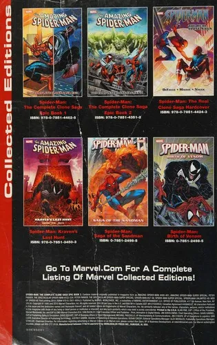 Spider-man: The Complete Clone Saga Epic Vol. 3