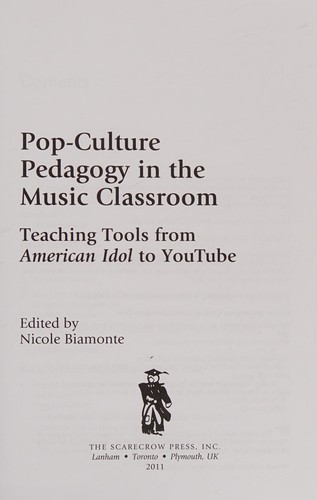 Pop-Culture Pedagogy in the Music Classroom