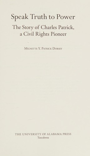 Speak Truth to Power