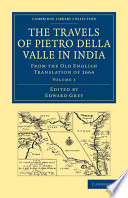 Travels of Pietro della Valle in India