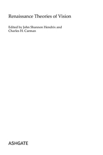 Renaissance Theories of Vision