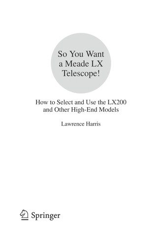 So You Want a Meade LX Telescope!