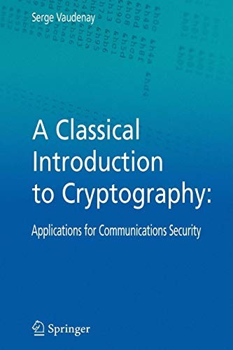A Classical Introduction to Cryptography
