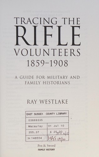 Tracing the Rifle Volunteers