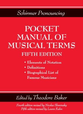 Pocket Manual Of Musical Terms