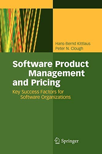 Software Product Management and Pricing