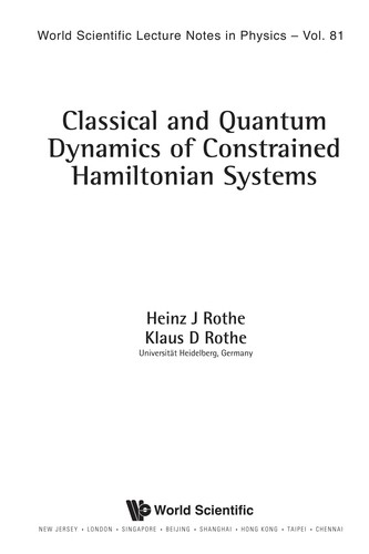 Classical & Quantum Dynamics Of... (V81)