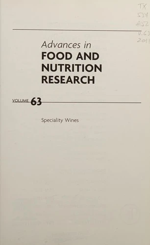 Speciality Wines : Volume 63