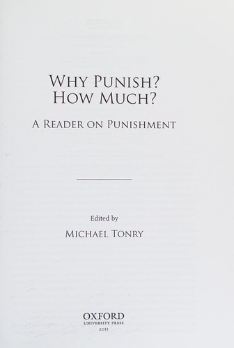 Why Punish? How Much?