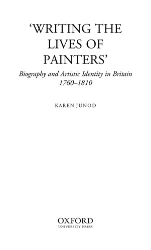 Writing the Lives of Painters