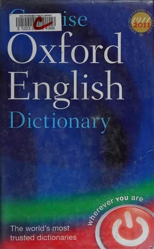 Concise Oxford English Dictionary : Main edition