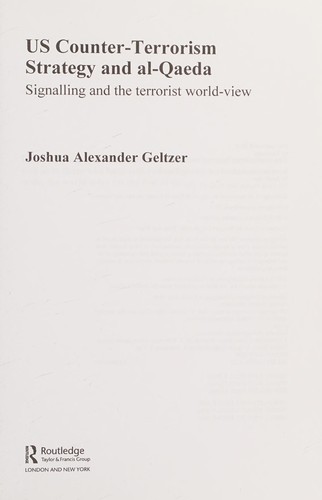 US Counter-Terrorism Strategy and al-Qaeda