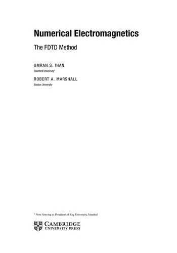 Numerical Electromagnetics