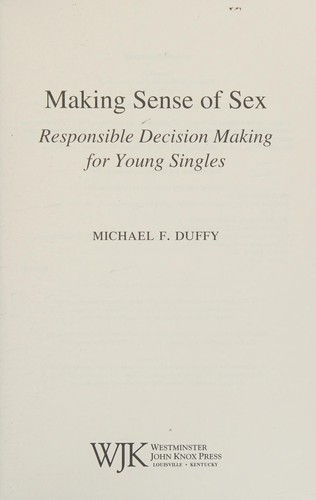 Making Sense of Sex