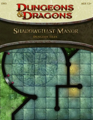 Shadowghast Manor - Dungeon Tiles : A 4th Edition Dungeons & Dragons Accessory