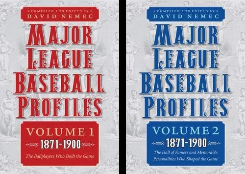 Major League Baseball Profiles, 1871-1900, 2-volume Set