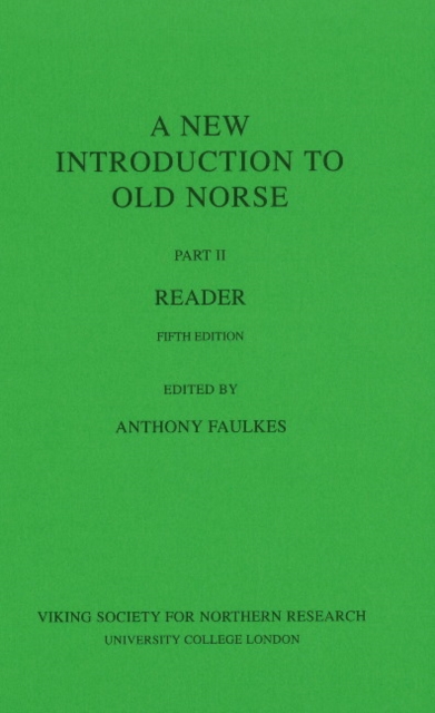 New Introduction To Old Norse