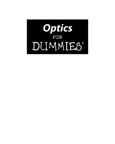 Optics for Dummies