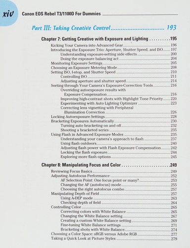 Canon EOS Rebel T3/1100D For Dummies