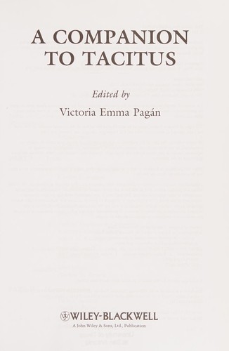 A Companion to Tacitus