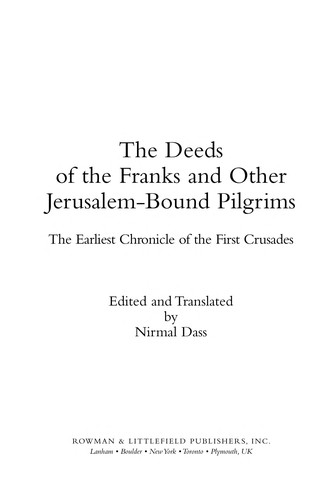 The Deeds of the Franks and Other Jerusalem-Bound Pilgrims