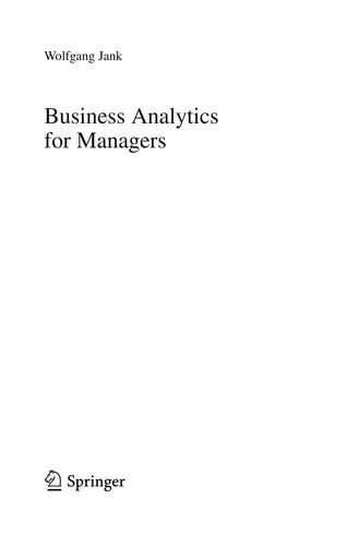 Business Analytics for Managers