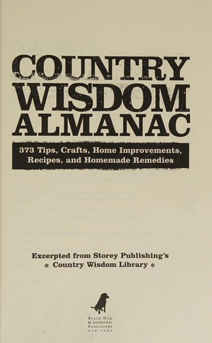 Country Wisdom Almanac