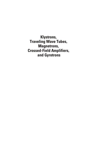 Klystrons Travelg Wave Tubes Magnetrons