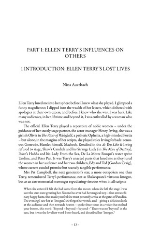 Ellen Terry, Spheres of Influence