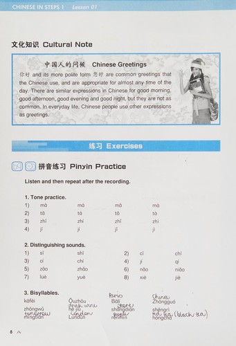 Chinese in Steps Student Book Vol.1