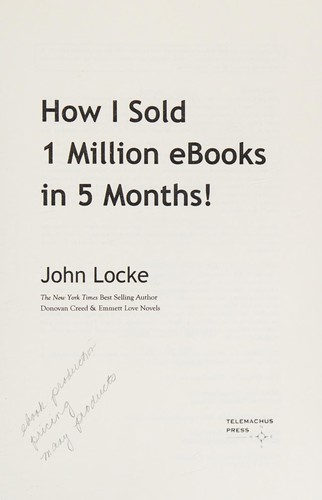 How I Sold 1 Million eBooks in 5 Months