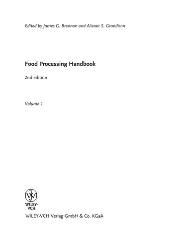 Food Processing Handbook, 2 Volume Set