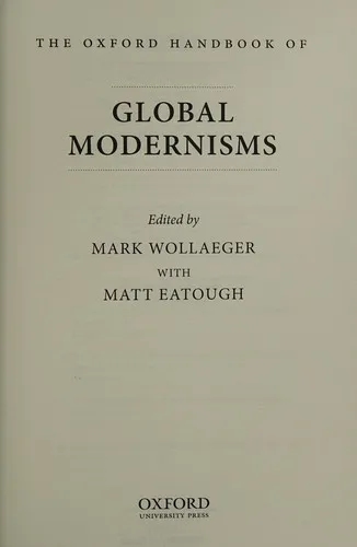 The Oxford Handbook of Global Modernisms