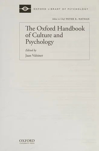 The Oxford Handbook of Culture and Psychology