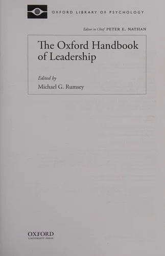 The Oxford Handbook of Leadership