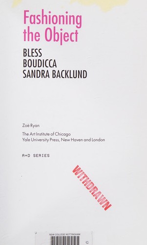 Fashioning the Object