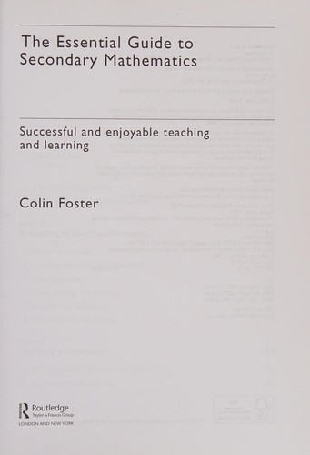 The Essential Guide to Secondary Mathematics