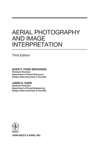 Aerial Photography and Image Interpretation