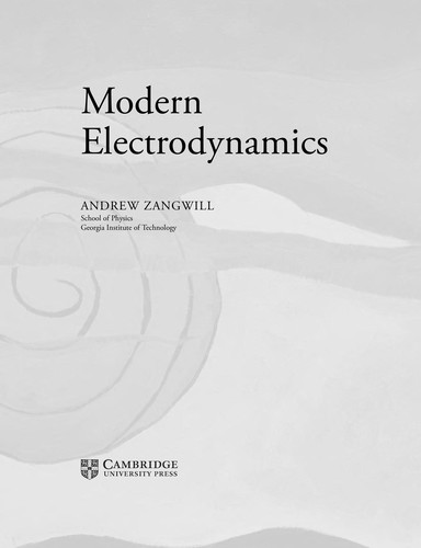 Modern Electrodynamics