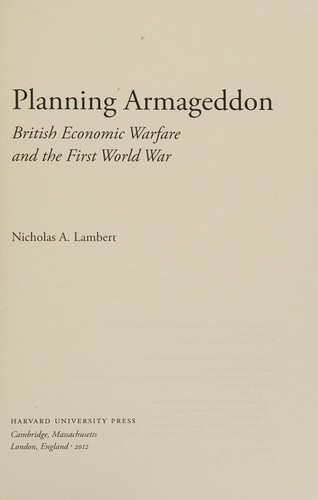 Planning Armageddon