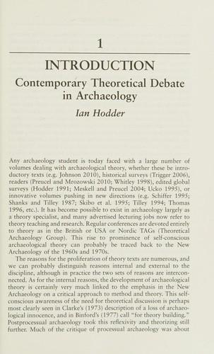 Archaeological Theory Today